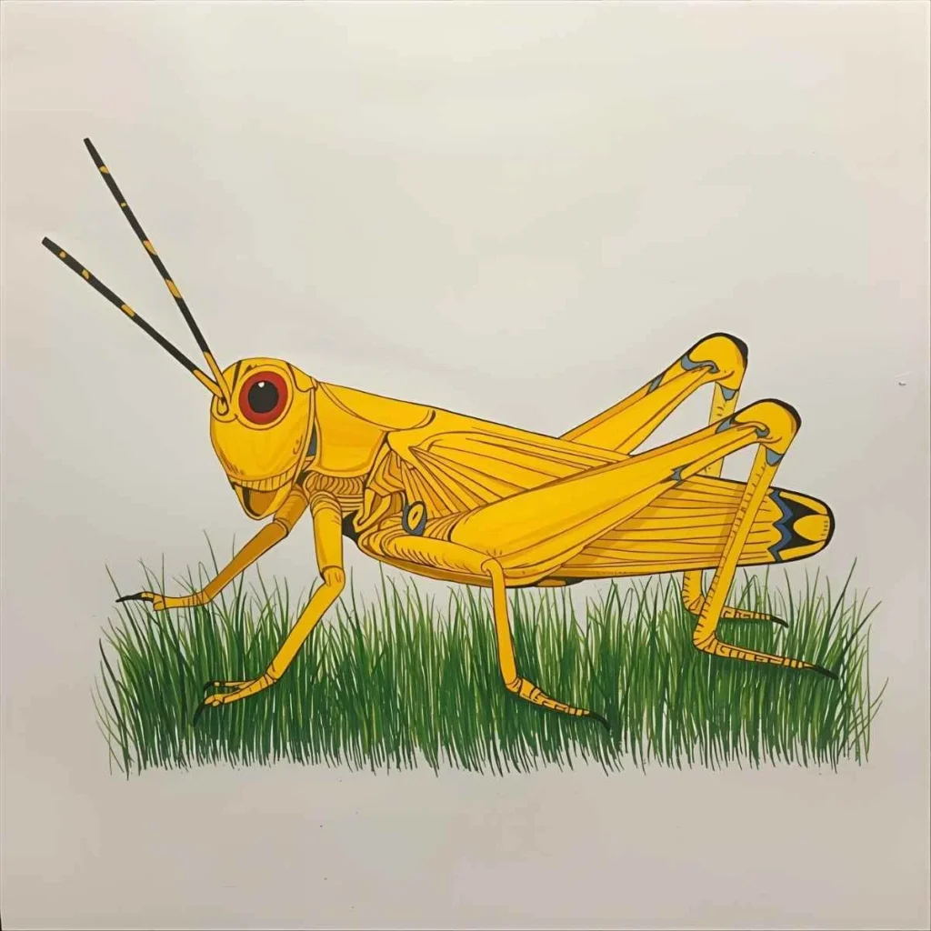 Yellow Grasshopper Symbolism