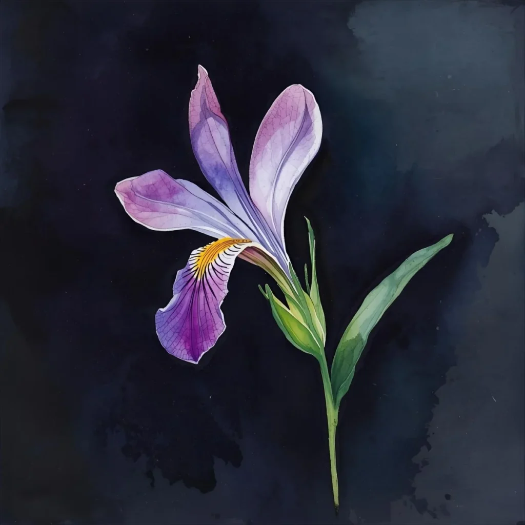 Violet Symbolism Negative