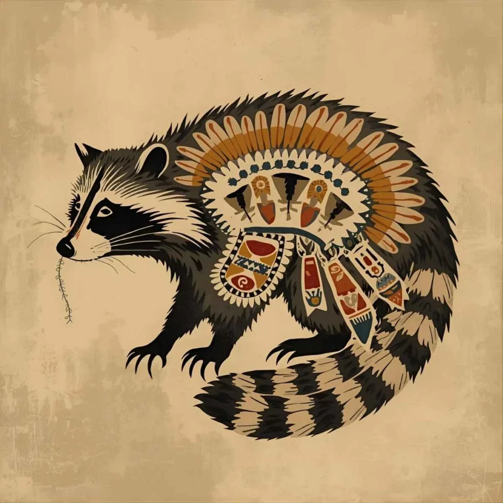 Native American Raccoon Symbolism