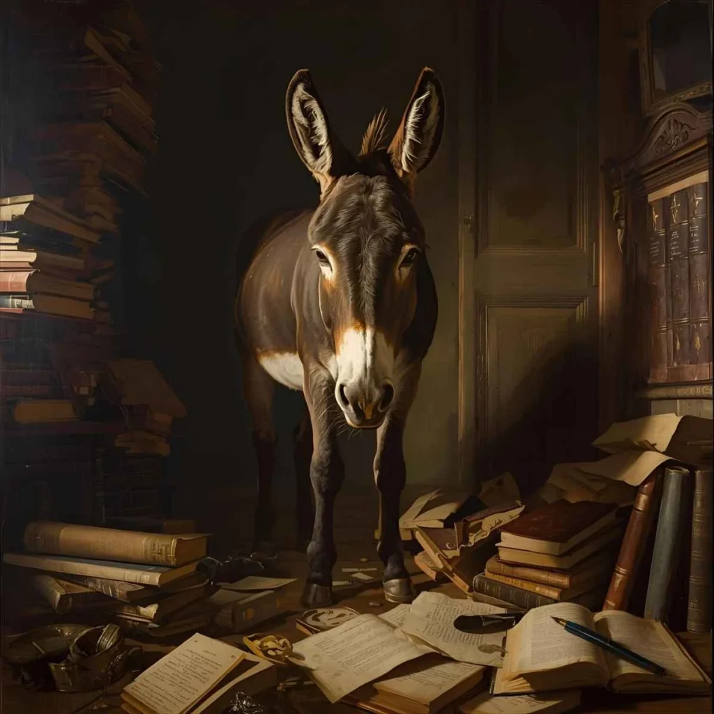 What Does a Donkey Symbolize in Literature?