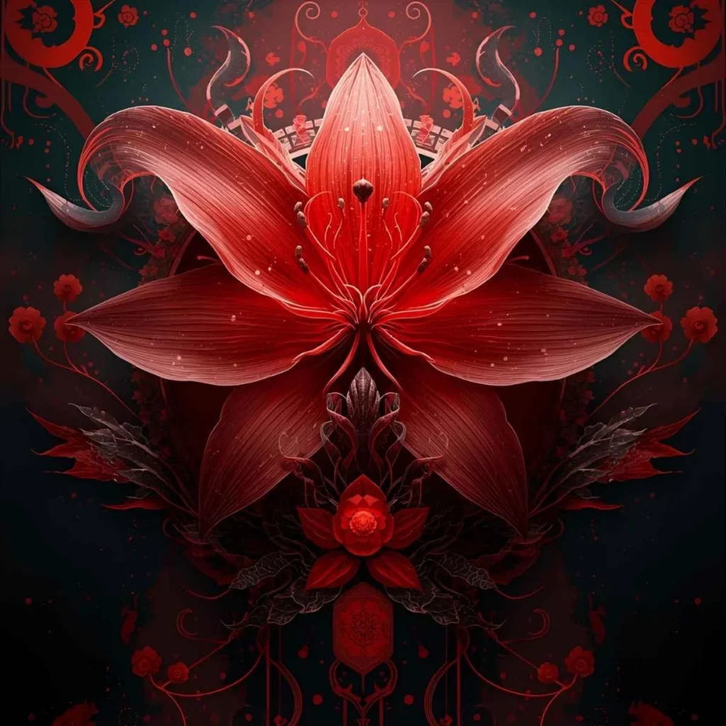 Spider Lily Symbolism in China 