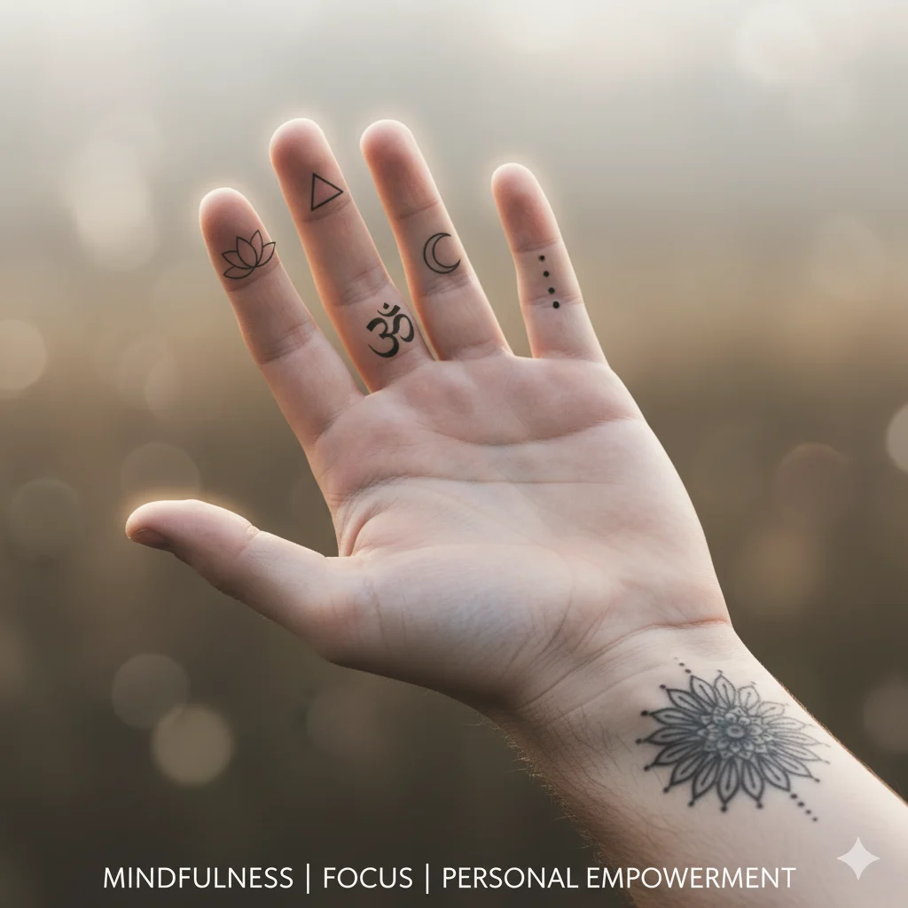 spiritual deep meaning meaningful symbol finger tattoos