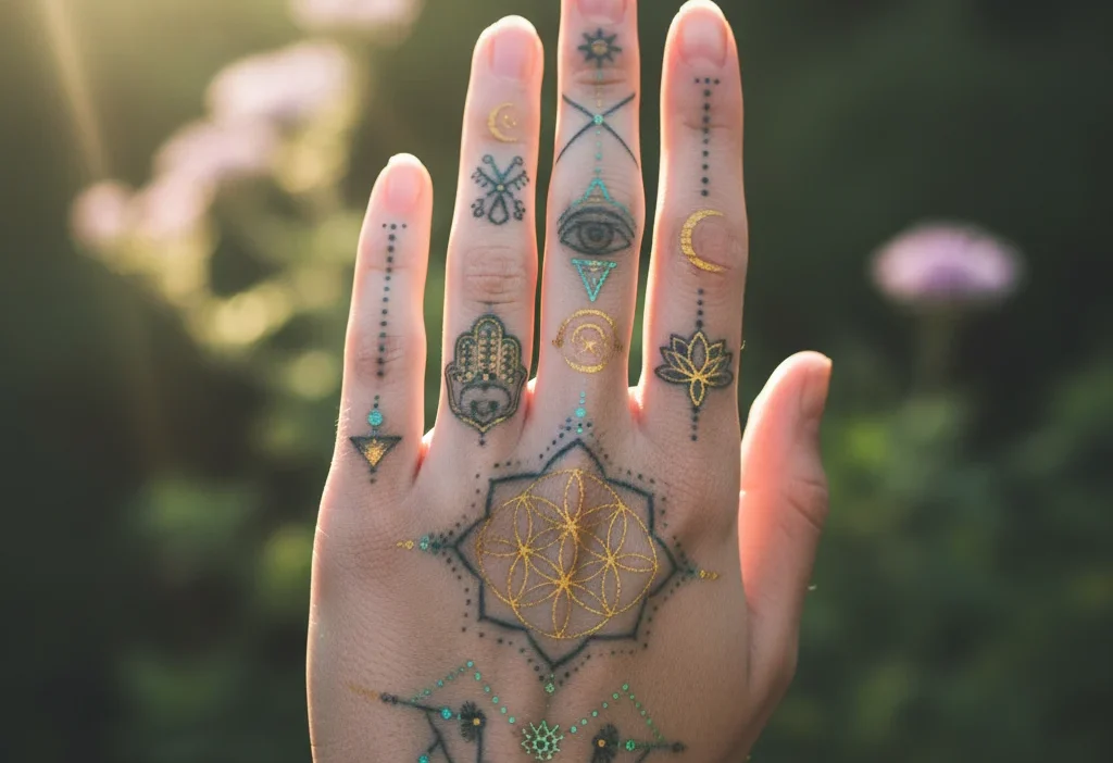 spiritual deep meaning meaningful symbol finger tattoos