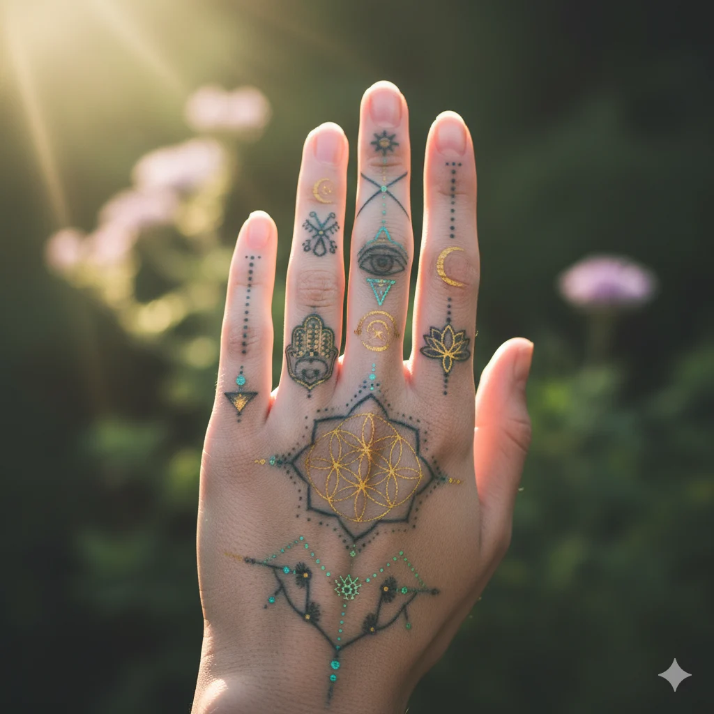 Spiritual Deep Meaning Meaningful Symbol Finger Tattoos — free download