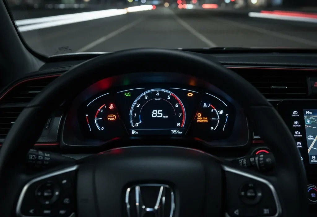 symbol honda dashboard lights meaning