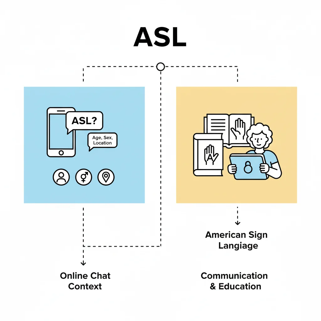 what does asl mean in text