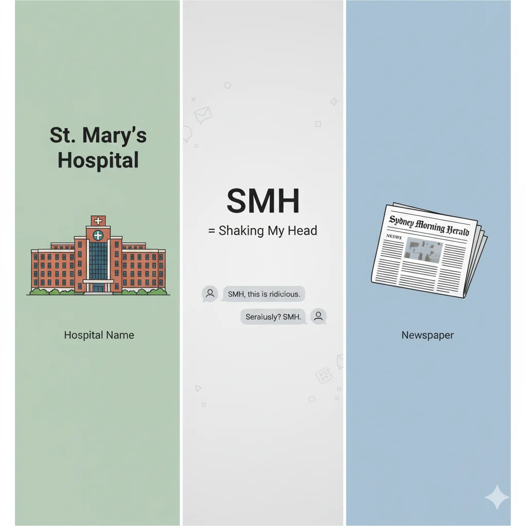 what does smh mean in text