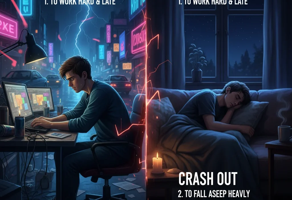 what does crash out mean