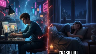 what does crash out mean