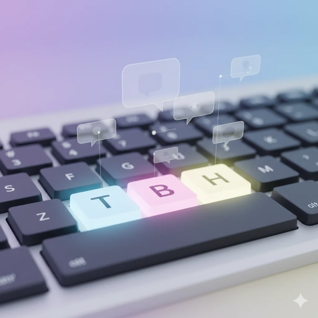 what does tbh mean in text