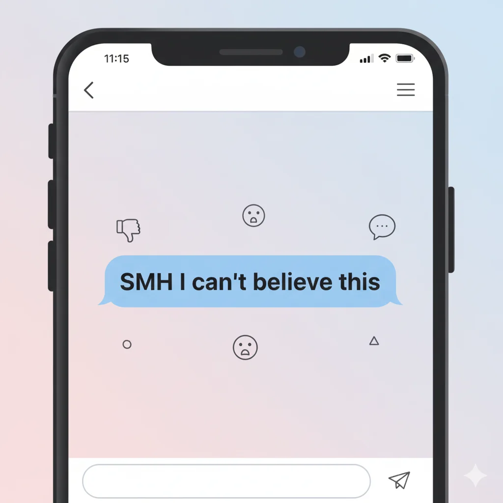 what does smh mean in text