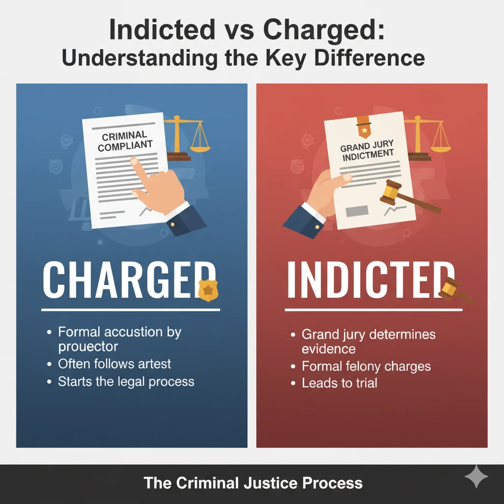 what does indicted mean