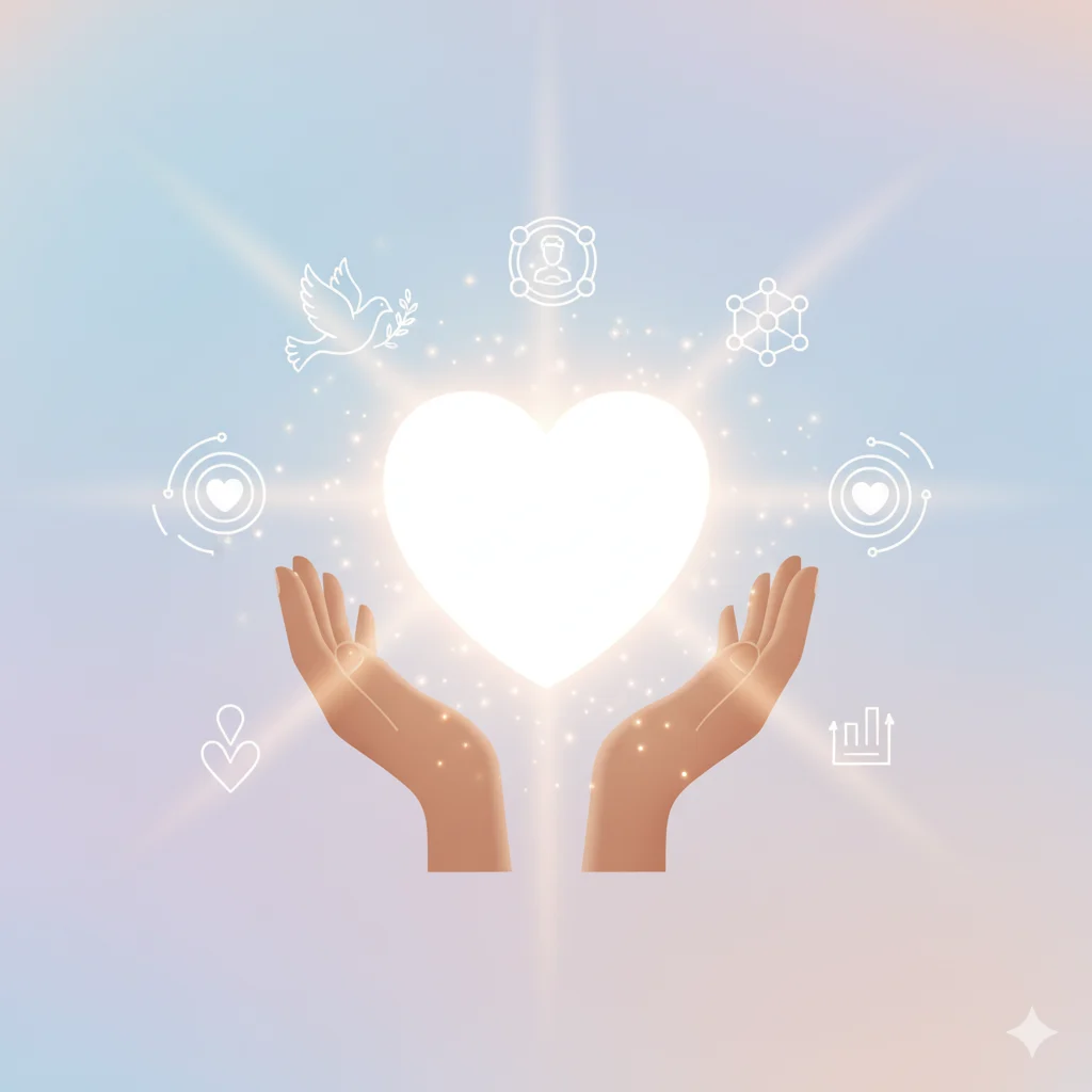 what does a white heart mean