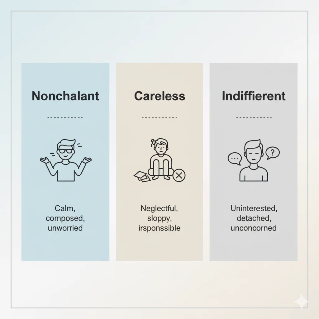 what does nonchalant mean