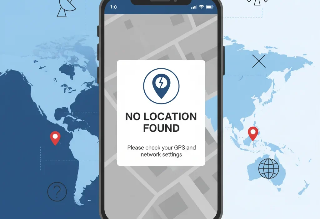 what does no location found mean