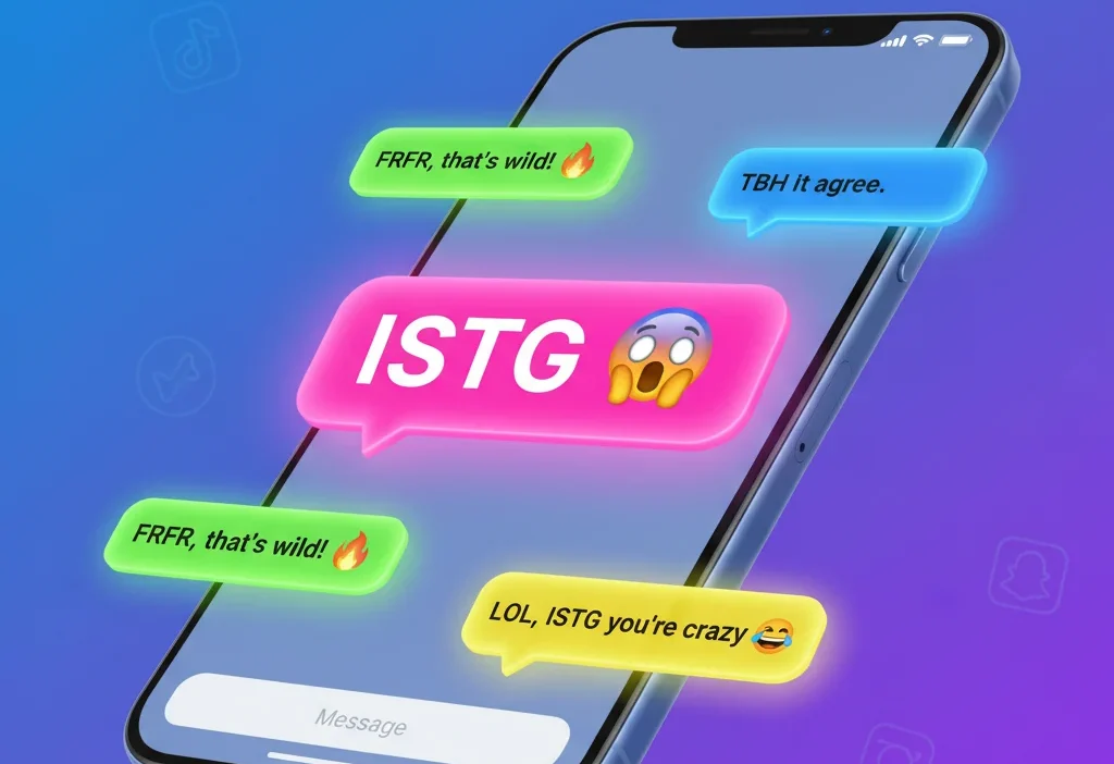 what does istg mean in text