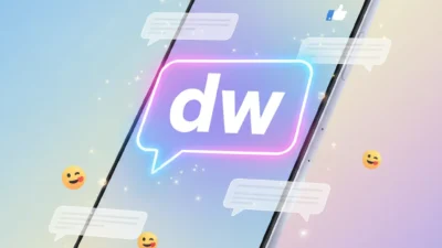 what does dw mean in text