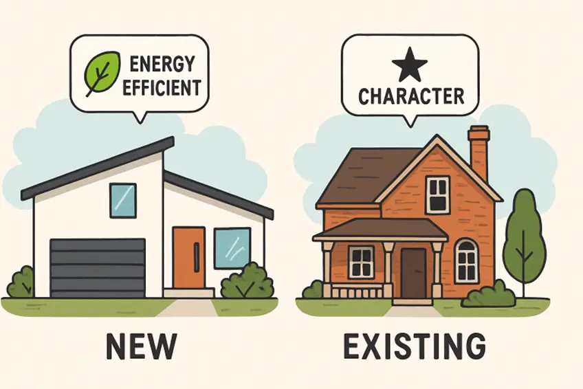 New vs. Existing Homes for Sale Pros and Cons